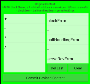 popup window for column content